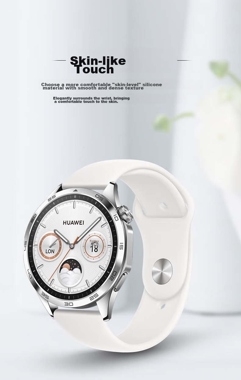 Спортивный силиконовый ремешок Xiaopijiang для Huawei Watch GT 6/GT 5 Pro/GT 4/GT 3 Pro, для Huawei Watch 5/4 Pro/3, Honor GS3, ремешок 22 мм, серый