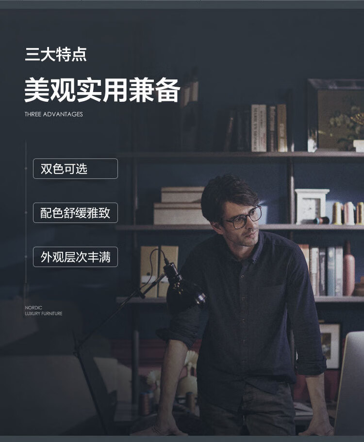 林氏木业现代简约大衣柜收纳家用卧室平开门衣橱储物柜子FT2D【浅灰色+灰蓝色】FT2D-B四门衣柜+FT3D-B顶柜
