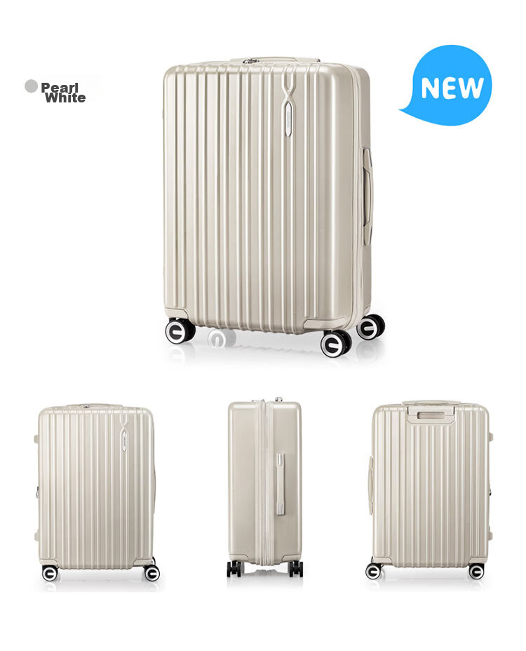 Чемодан AMERICAN TOURISTER, 28 дюймов, большой вместимости, с расширением, кодовым замком, колесами-самолетами, синий