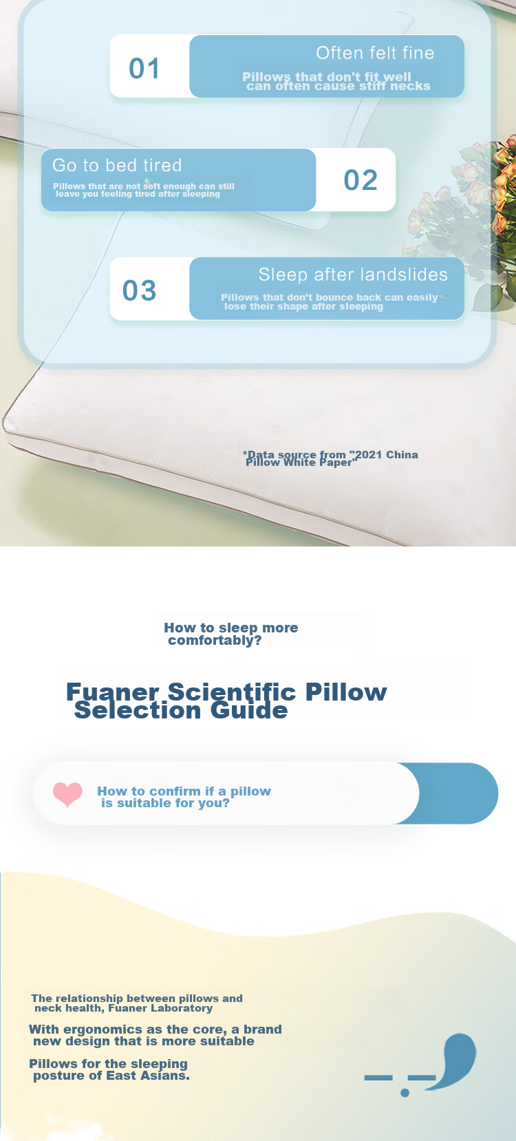 Подушка FUANNA Hotel Pillow Fiber Soft Pillow, 70x45 см, 1 шт.