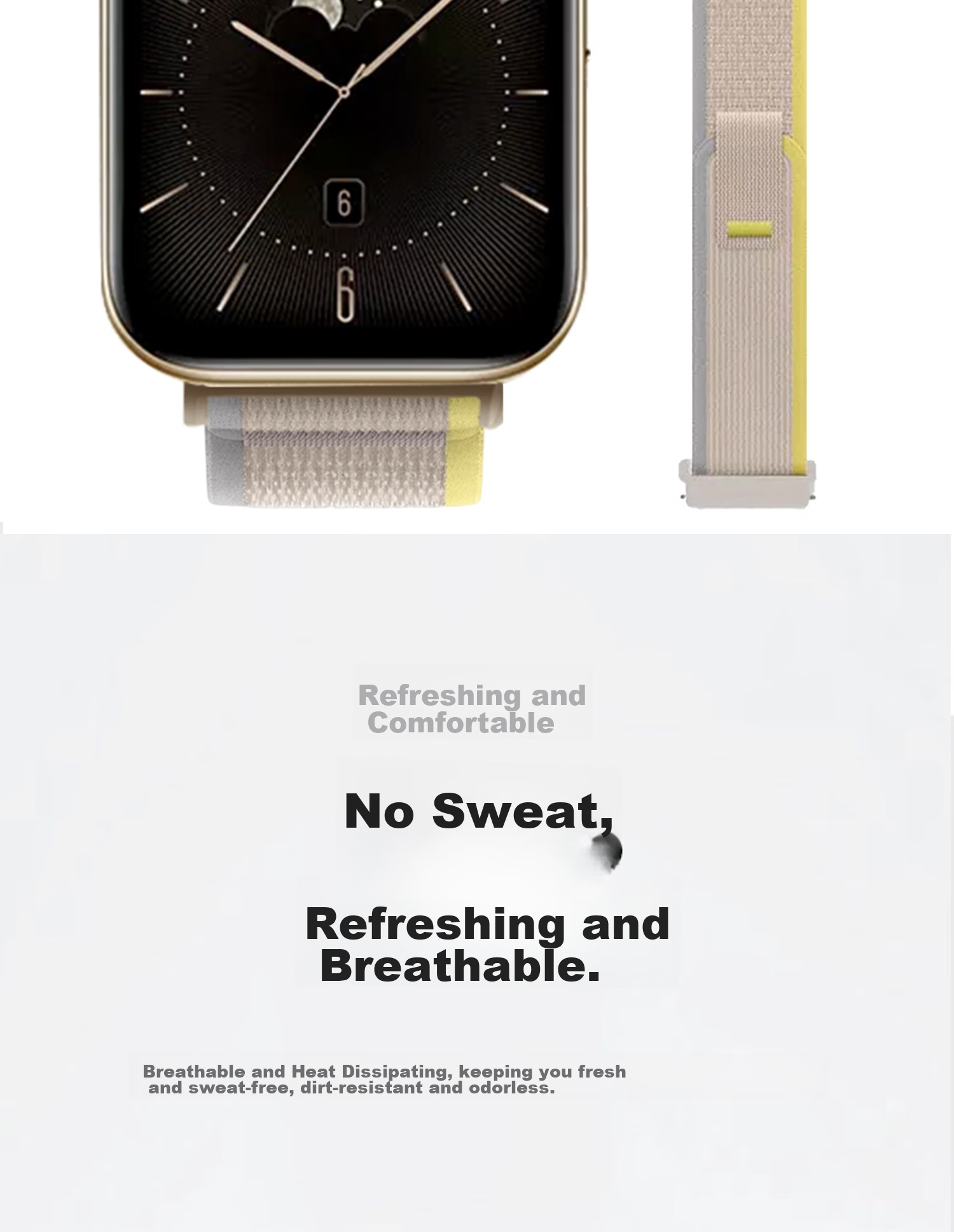 Набор ремешков CangHua для OnePlus Watch 2: миланская петля, магнитный силиконовый, плетеный, с чехлом