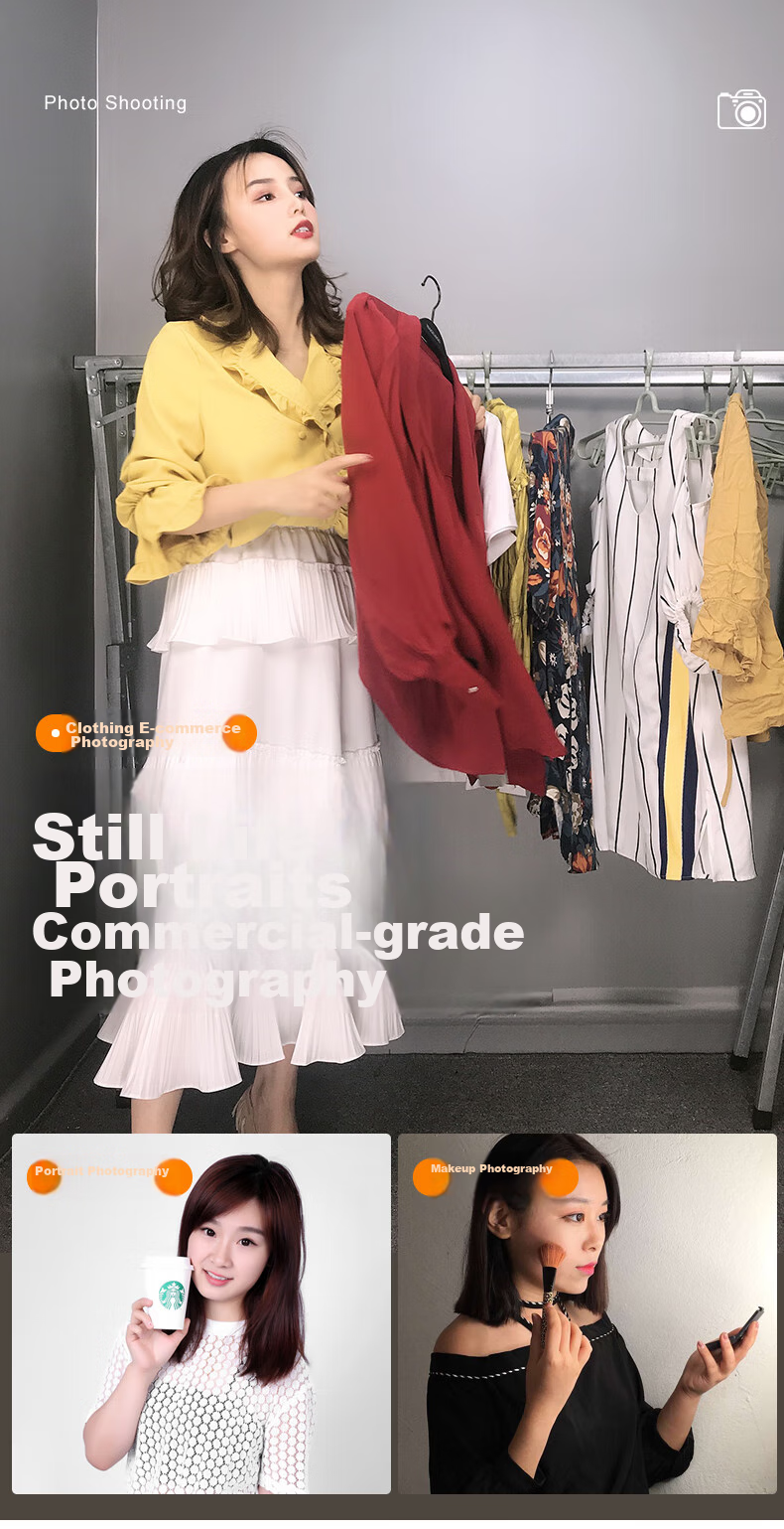 Светодиодный осветитель Hakutatz, 155 Вт, для фотостудии, непрерывный мягкий свет, оборудование для прямой трансляции, комплект для красоты