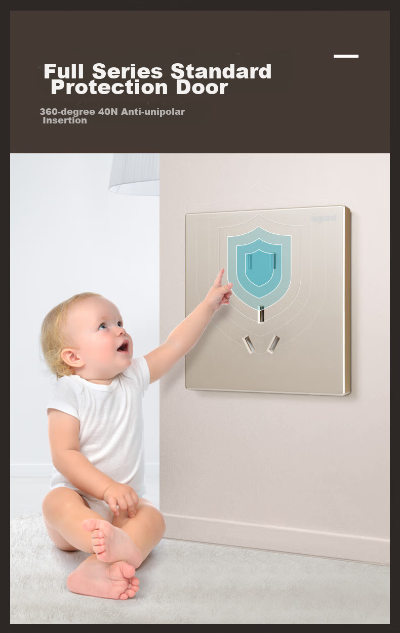 Розетка с заземлением LEGRAND
