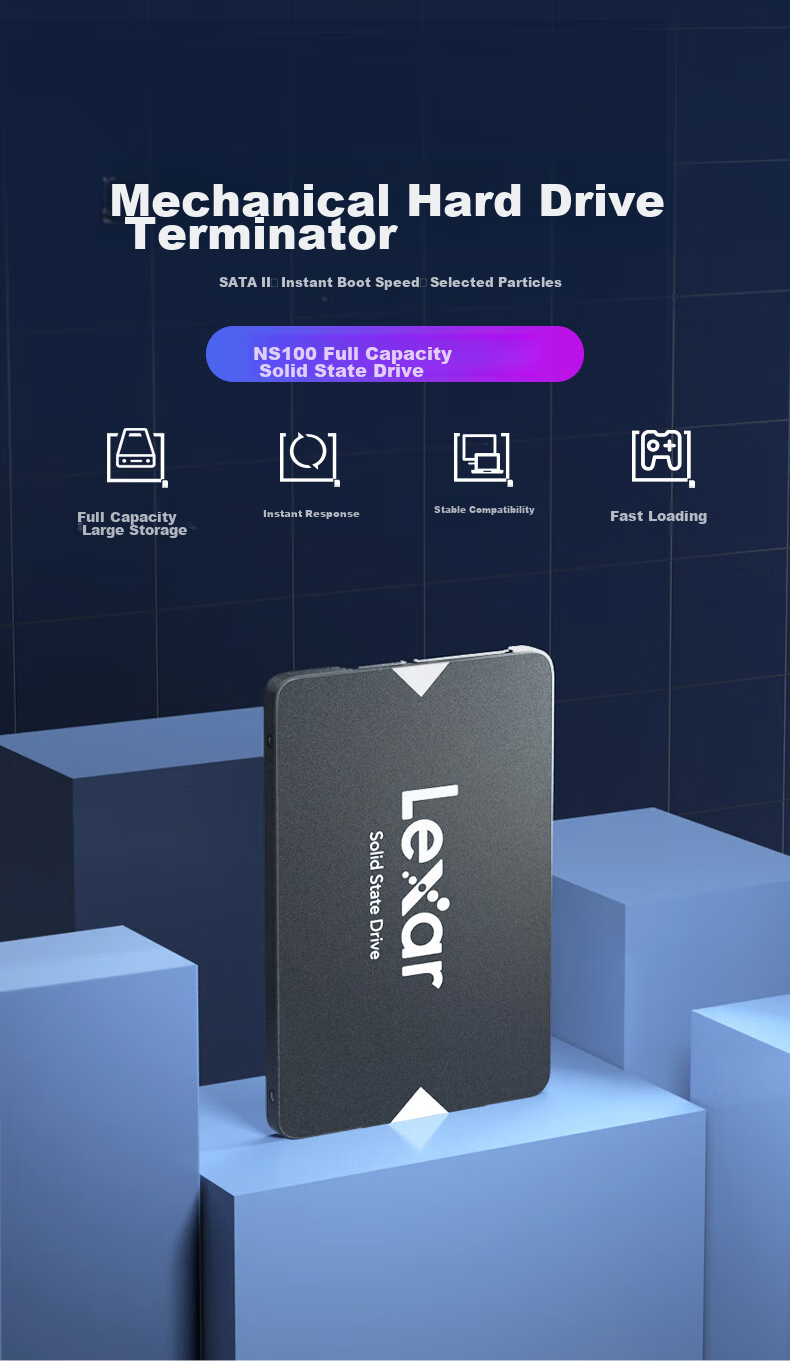 SSD накопитель Lexar NS100 Series 512GB 2.5-Inch SATA 3.0