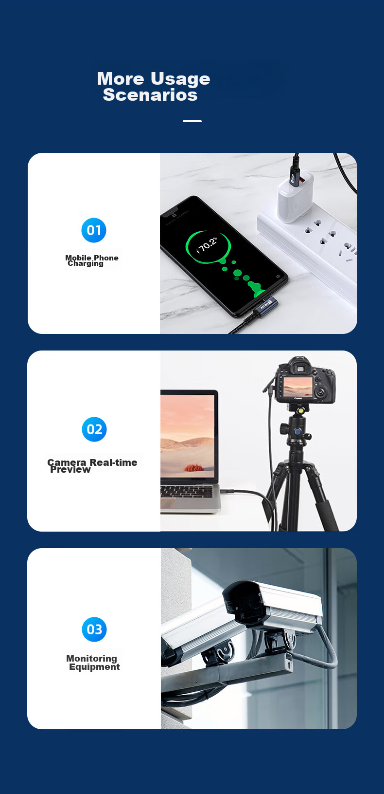 Кабель BIAZE VR Link Streaming USB 3.0 Type-C, 5 метров, для Oculus Quest 2/1