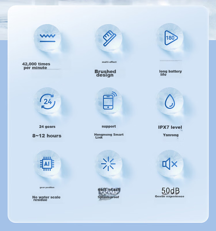 Электрическая зубная щетка Huawei Zhixuan HarmonyOS Libode, набор для двоих, умная звуковая щетка, ледниковая версия, 2 шт. (Ледяной кристалл + Коралловый розовый)