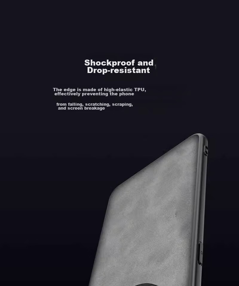 POZZO Чехол для Huawei Mate60, противоударный, защита объектива, мягкий чехол из натуральной кожи ягненка, серый