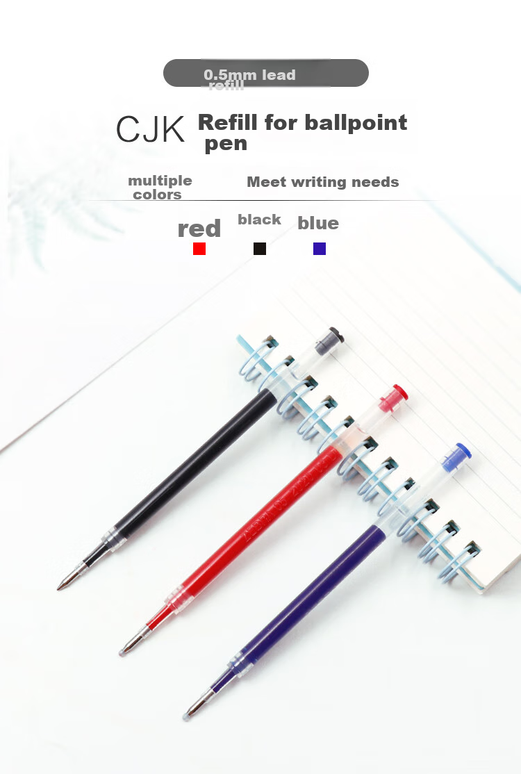 Сменный стержень для гелевой ручки ZEBRA C-RJKAH5, 0.5 мм, синий, упаковка 10 шт.