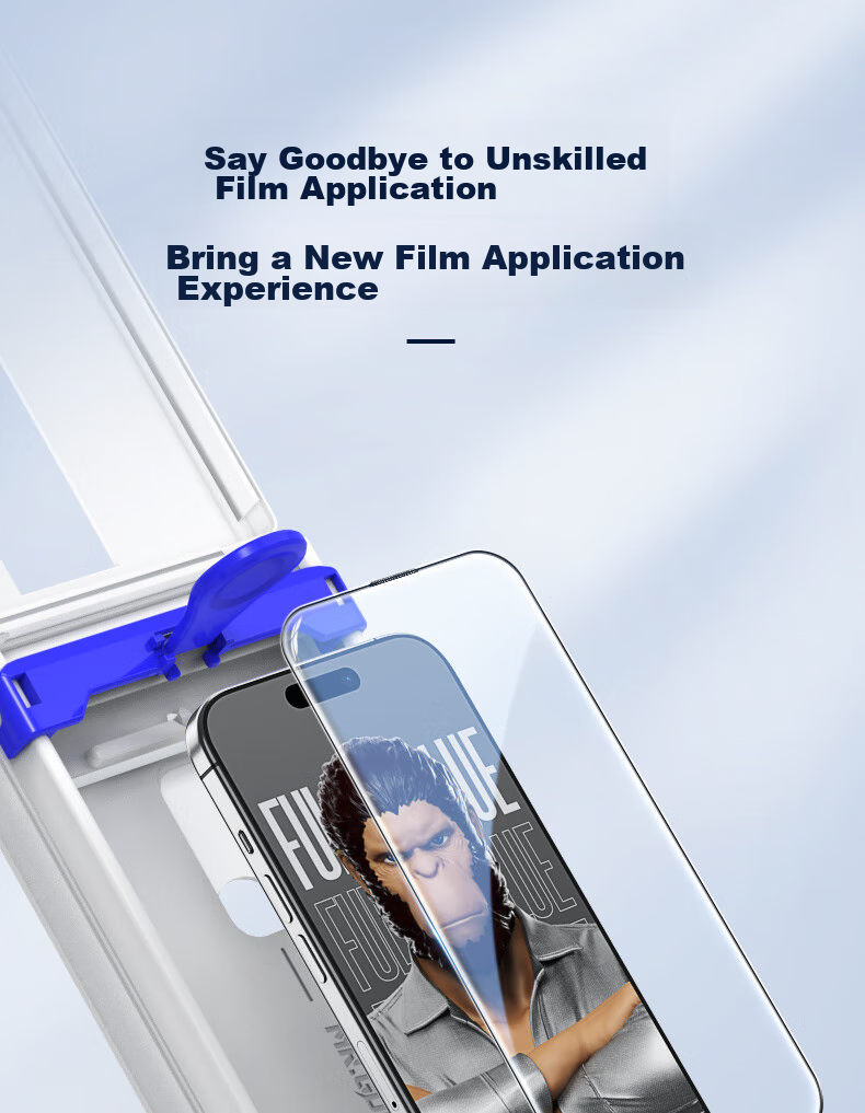 Защитное стекло Lanxingxiansheng для iPhone 15 Pro Max, полноэкранное, HD, антибликовое, противоударное