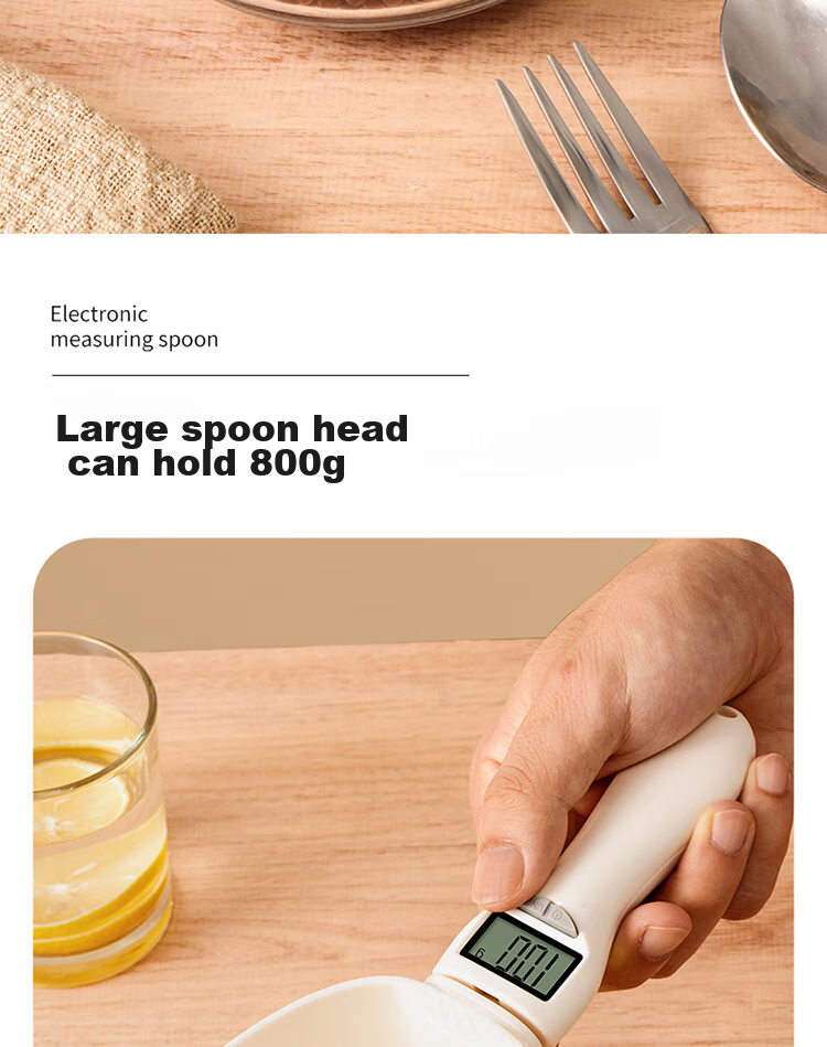 Кухонные весы BJ Electronic Measuring Spoon Scale, электронные, для выпечки, мерная ложка для детского питания, 1 г, нержавеющая сталь, Китай