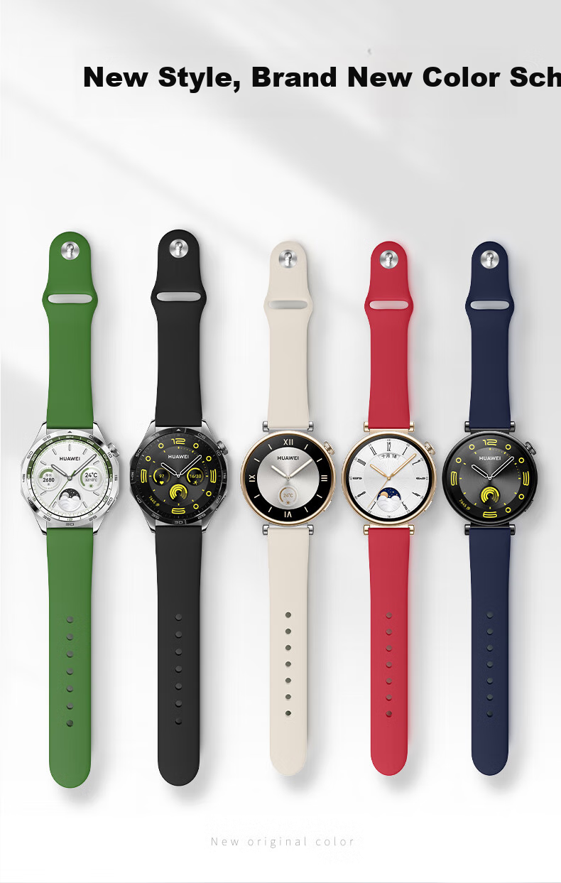 Спортивный силиконовый ремешок Xiaopijiang для Huawei Watch GT6/GT5Pro/GT4/GT3Pro, силиконовый ремешок для Huawei Watch5/Watch4Pro/3/Honor GS3, серый, 20 мм