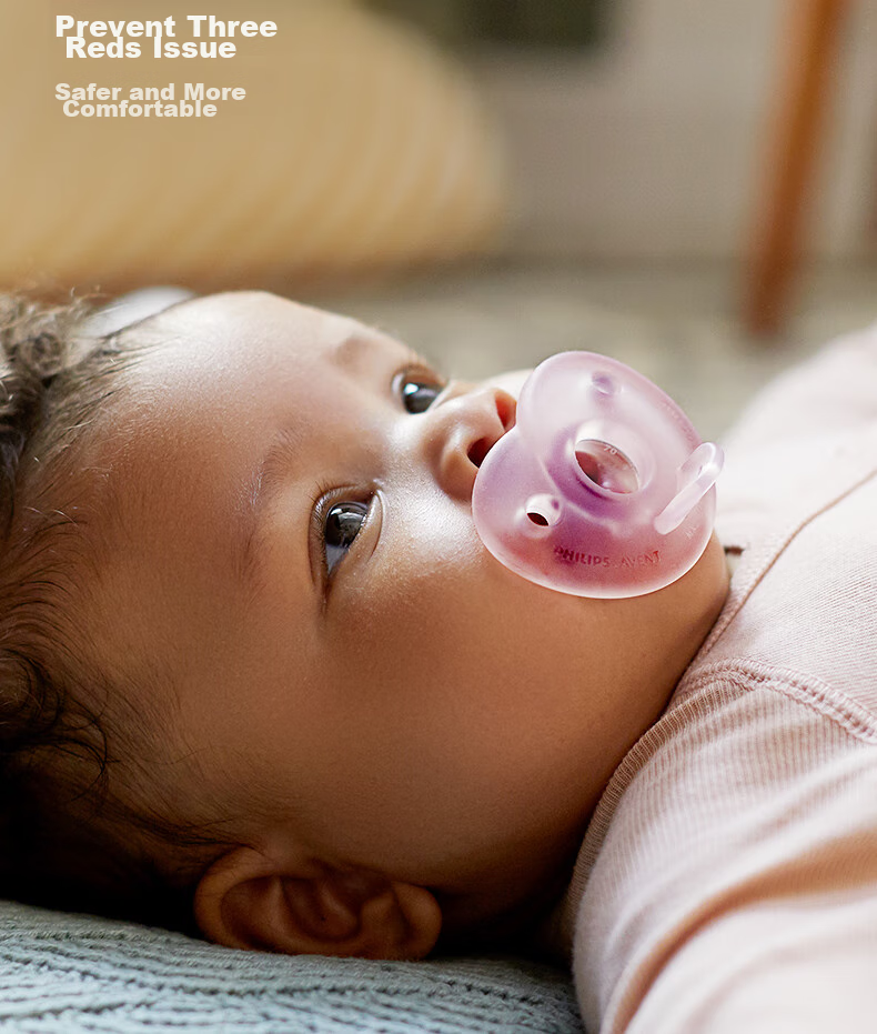 Пустышка AVENT Philips, силиконовая, для новорожденных, антиколиковая, импортная, 0-6 месяцев