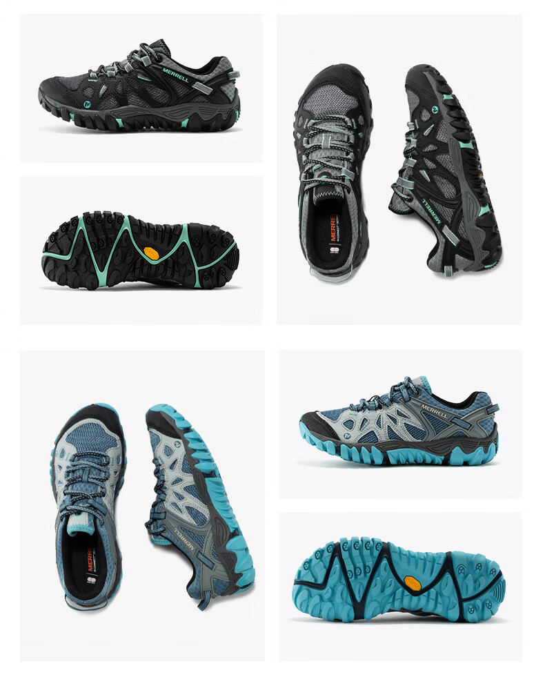 Мужские кроссовки Merrell OUT BLAZE Breathable Stream-Tracking Non-Slip Casual Shoes, Черные, Размер 42