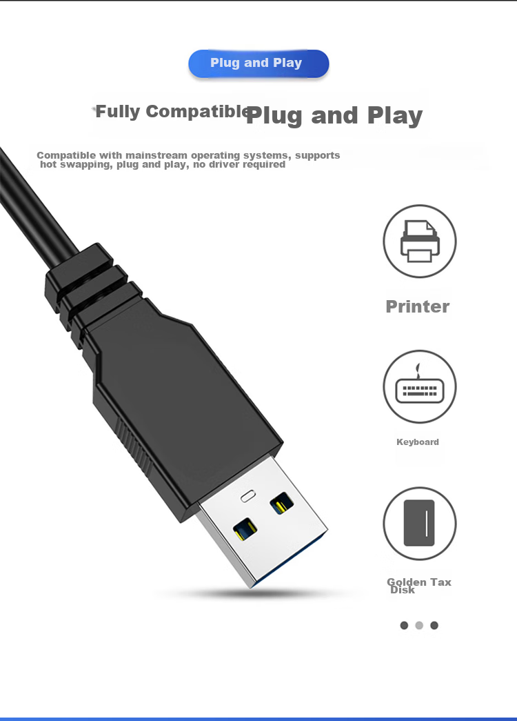 USB-концентратор Newmine USB 3.0, 4 порта, черный