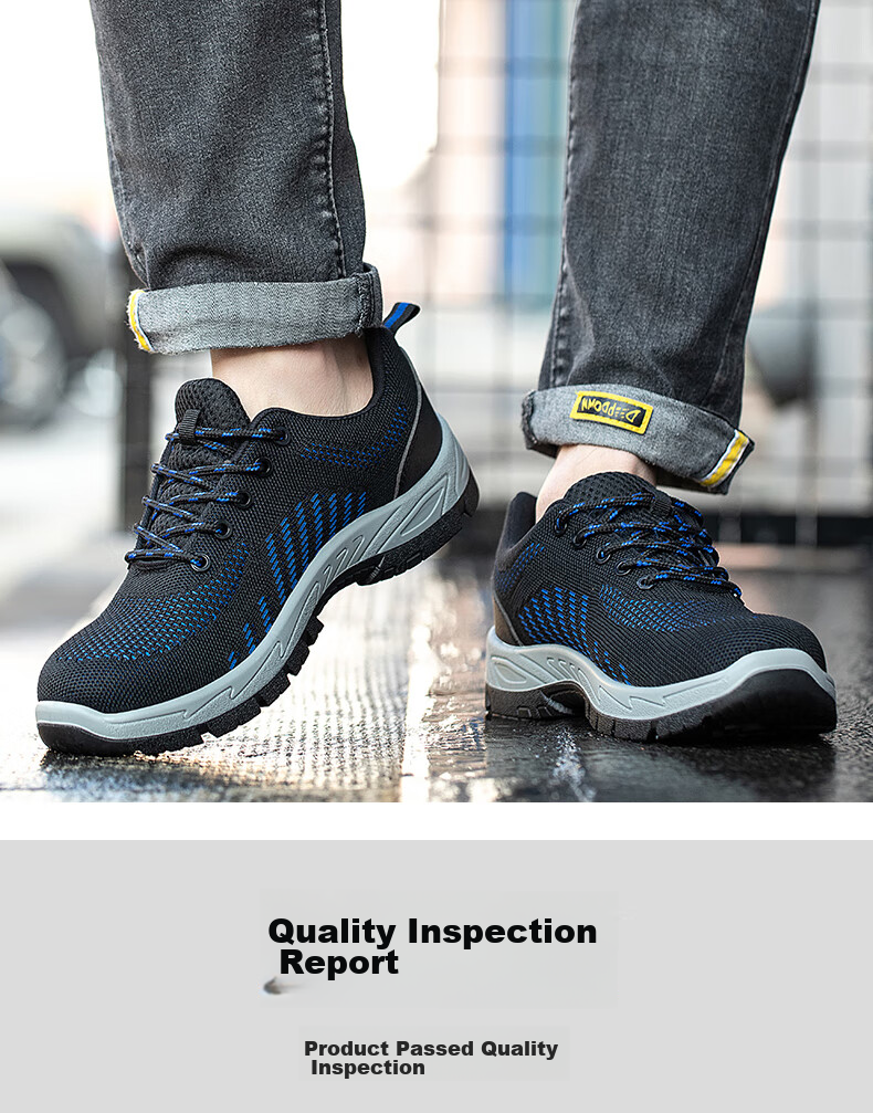 Мужские защитные ботинки LAOGUANJIA с дышащей конструкцией Flyknit, изоляцией 10 кВ, износостойкие, противоударные, противопрокольные, размер 45