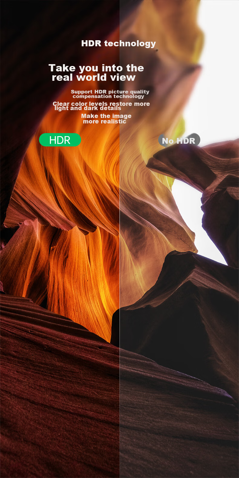 HDMI сплиттер BIAZE 1x2, 4K HD, для подключения ноутбука, ТВ-приставки к монитору или проектору, зеркальное отображение экрана