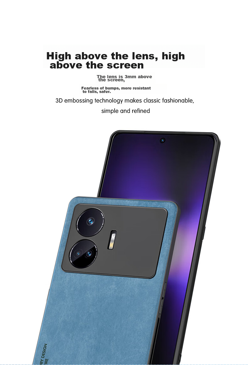 Чехол HotFire для Realme GT Neo5 SE, искусственная кожа "овечья", защита камеры, дымчато-серый