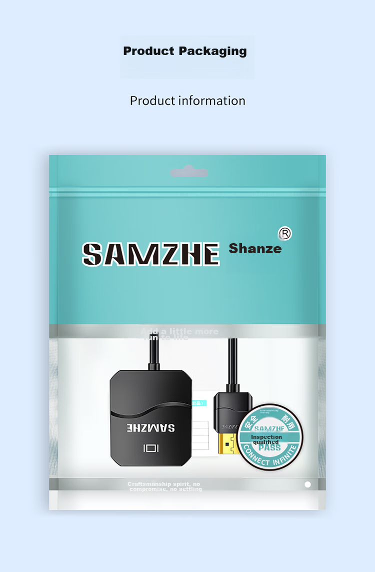 HDMI - VGA переходник SAMZHE HHV01, черный, 1080P