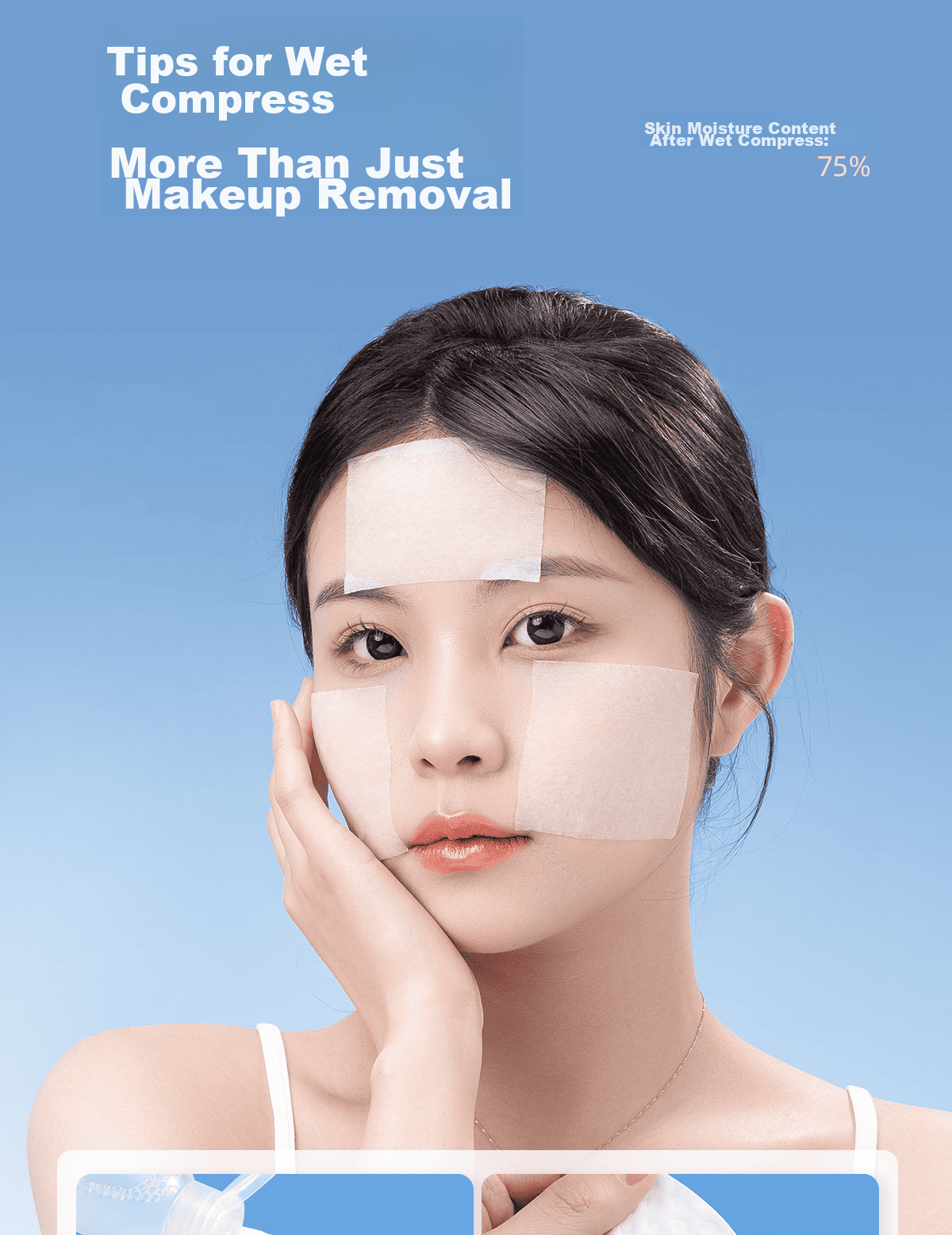 100% Хлопковые диски для снятия макияжа Oeiez, 150 штук
