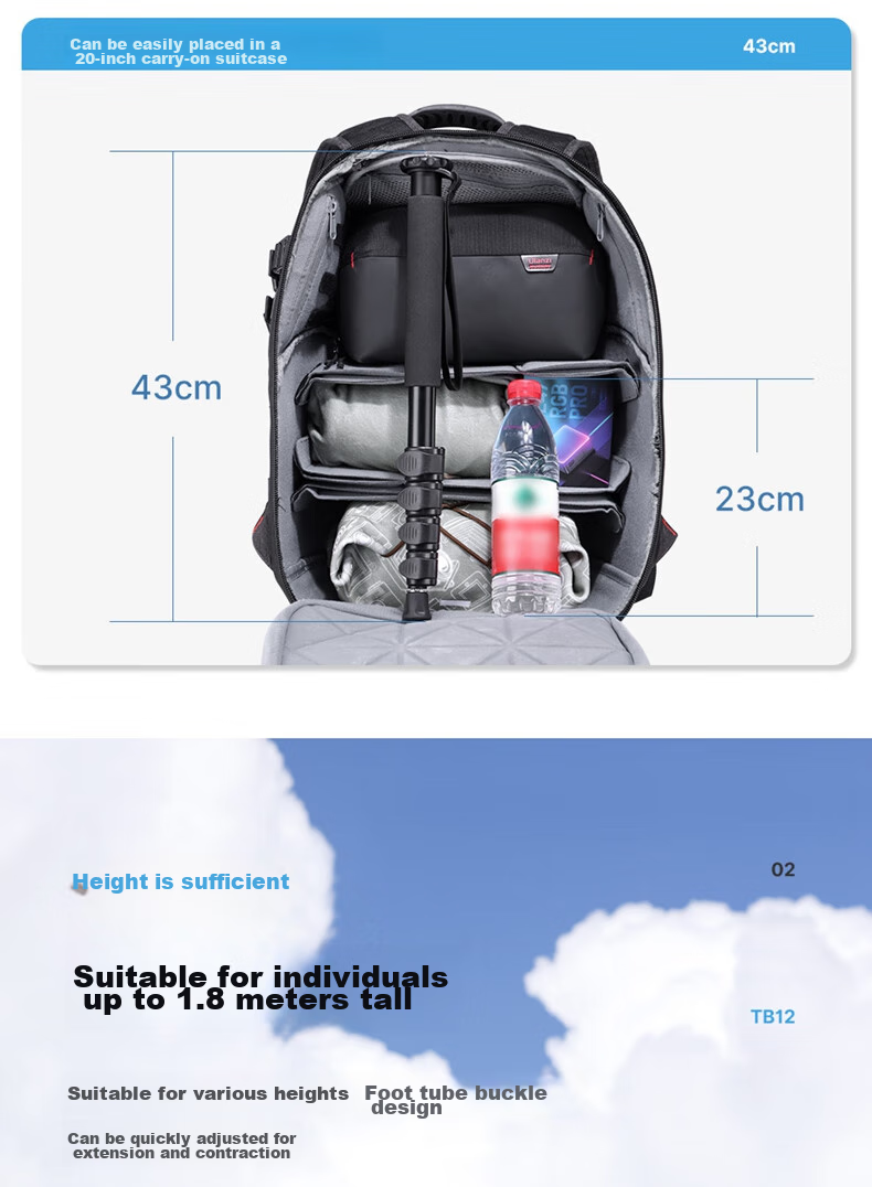 Ulanzi TB12 1.5-Meter Flip-Lock Monopod (без шаровой головки), алюминиевый сплав, легкий штатив для DSLR-камер, монопод для беззеркальных камер, походная стойка