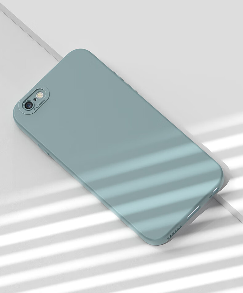 Чехол для iPhone 6S Plus/6 Plus HOLDZU Angel Eyes, силиконовый, противоударный, с полной защитой камеры, тонкий матовый чехол для мужчин и женщин - графитовый черный