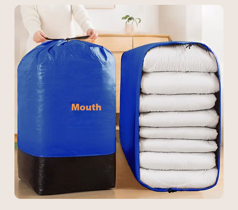 Сумка упаковочная Pangdaidai, для экспресс-доставки, износостойкая, водонепроницаемая, синяя "Маленький тиран", 50x50x100 см