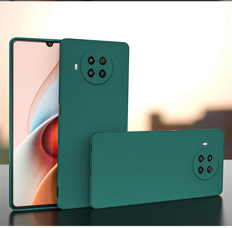 Чехол HotFire для Xiaomi Redmi Note 9 Pro, защита объектива, матовый силикон, противоударный, лавандовый серый