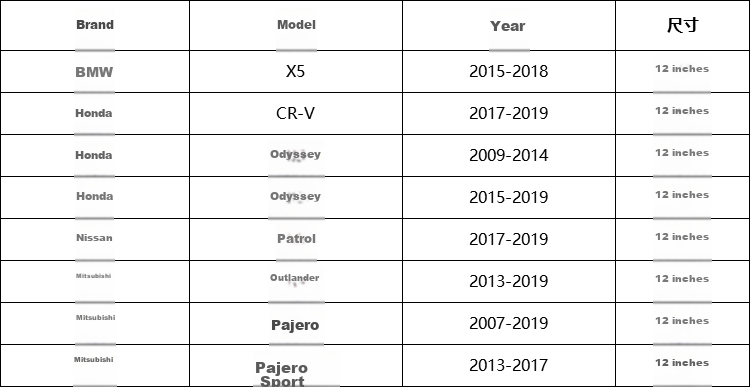 Задний каркасный дворник BOSCH для BMW X5 (2015-2018) и Honda CRV (2017 и новее), 12 дюймов