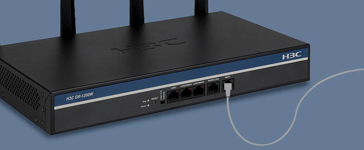 华三（H3C）1200M双频企业级wifi无线路由器穿墙 全千兆VPN网关 GR-1200W GR-1200W