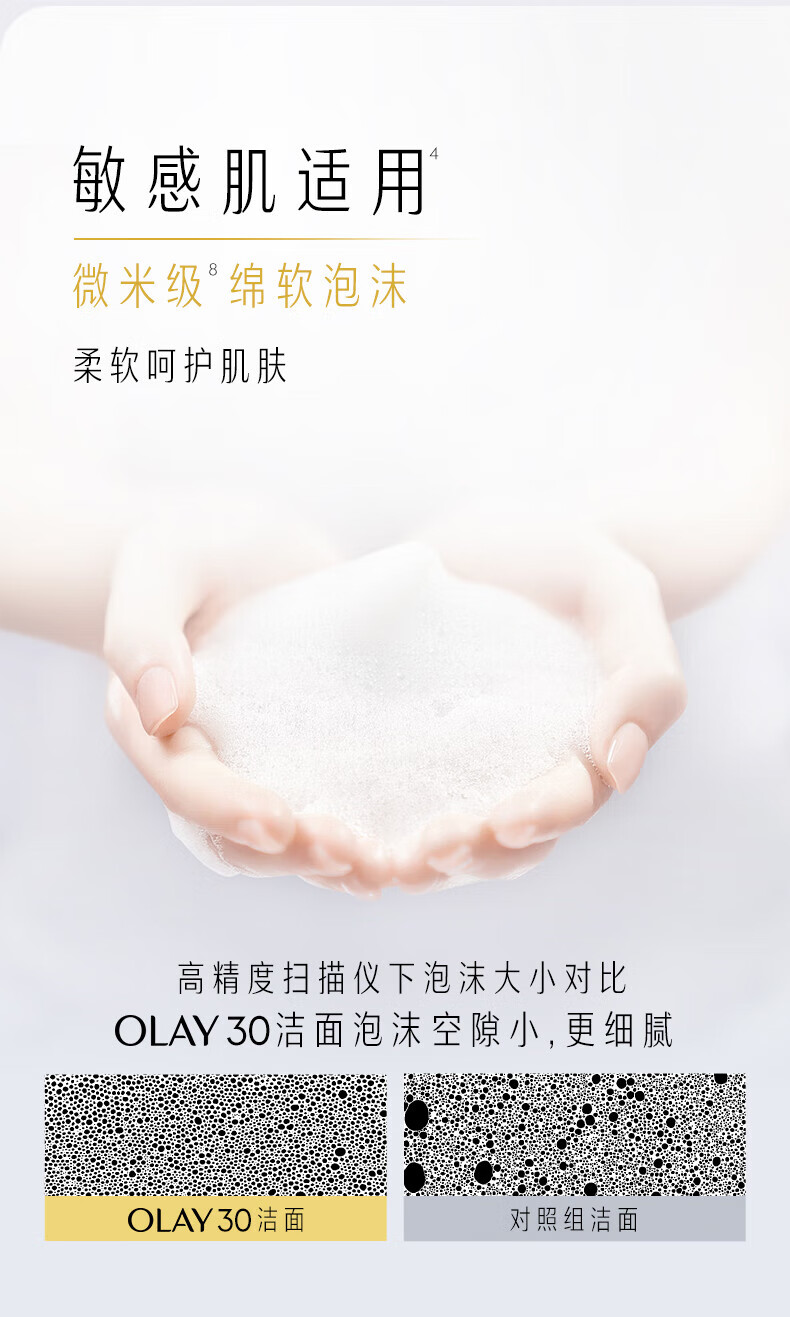 玉兰油（OLAY）氨基酸洗面奶女20g洁面乳深层清洁保湿补水【会员专属】