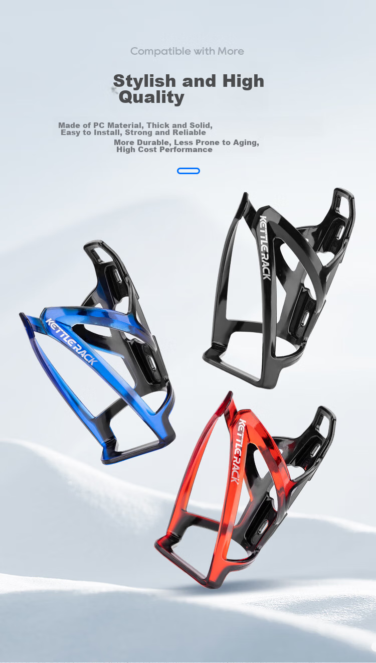 Держатель для бутылки воды Move Iron, для горного или шоссейного велосипеда, черный