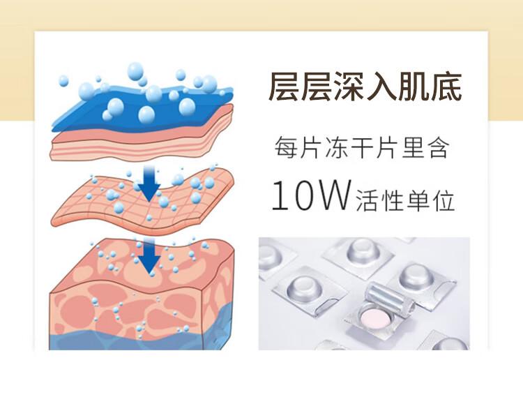苏泉（Suquan）左旋vc冻干片维C精华片烟酰胺补水紧致可搭氨甲环酸精华液4盒装