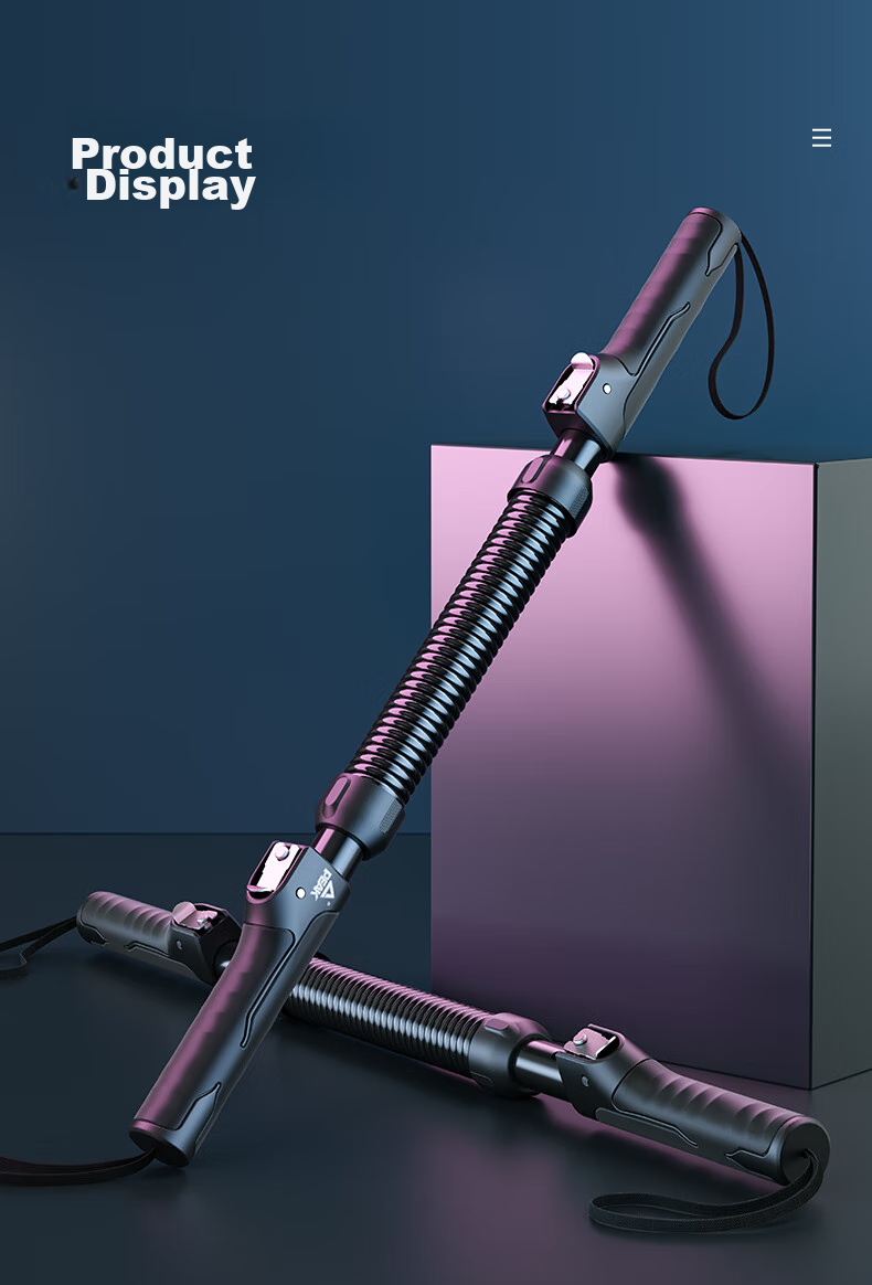 Силовой эспандер PEAK Adjustable Spring Grip Bar, для тренировки силы рук, мышц груди, фитнес-оборудование, 50 кг