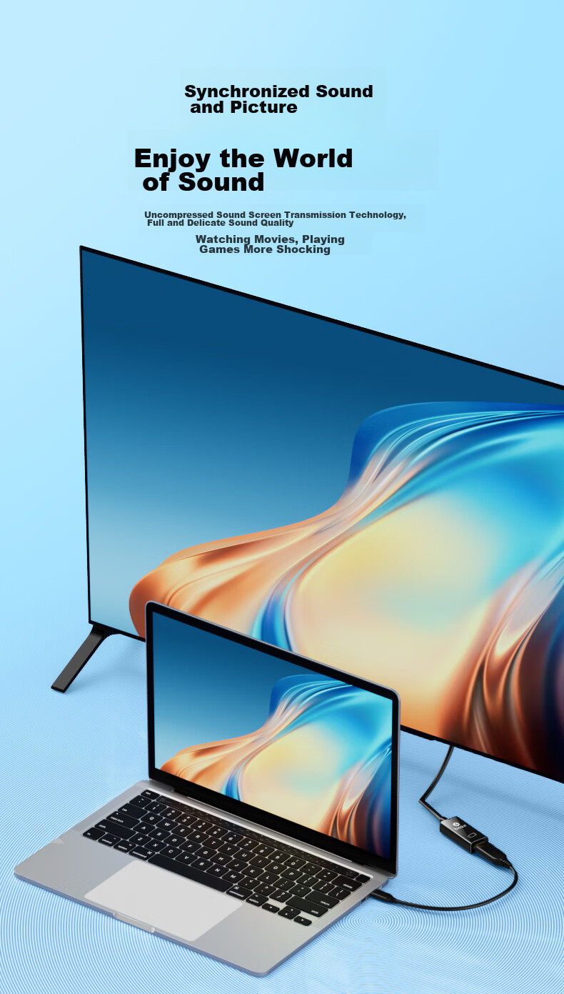 Кабель-адаптер BIAZE DisplayPort (DP) на HDMI, 1080P HD, мужской на женский, для подключения ноутбуков и настольных компьютеров к мониторам и проекторам
