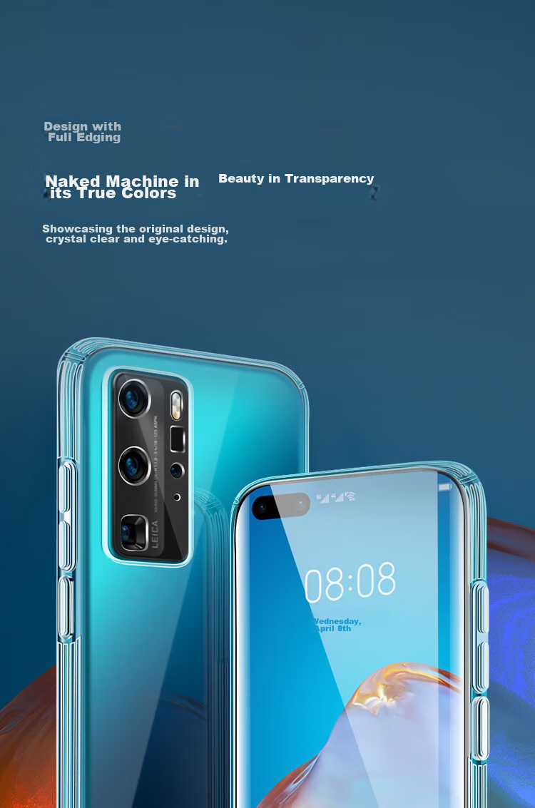 Прозрачный противоударный чехол Snowkids из ТПУ для Huawei P30, тонкий, модный, простой дизайн для мужчин и женщин