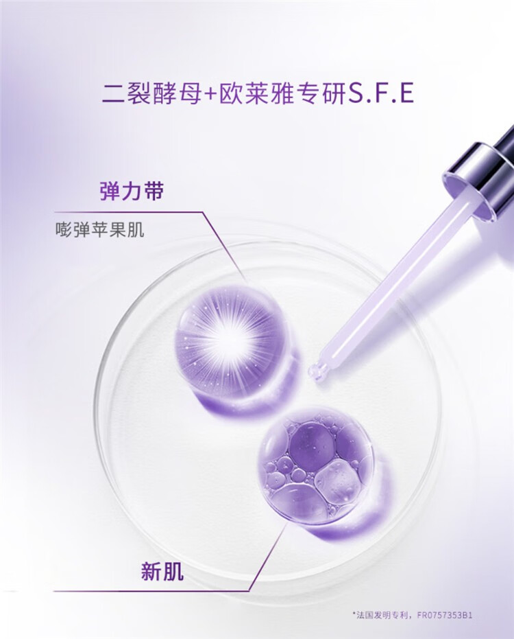 欧莱雅 L'OREAL小黑瓶黑精华青春密码酵素精华肌底液女士面部精华7.5ml*4
