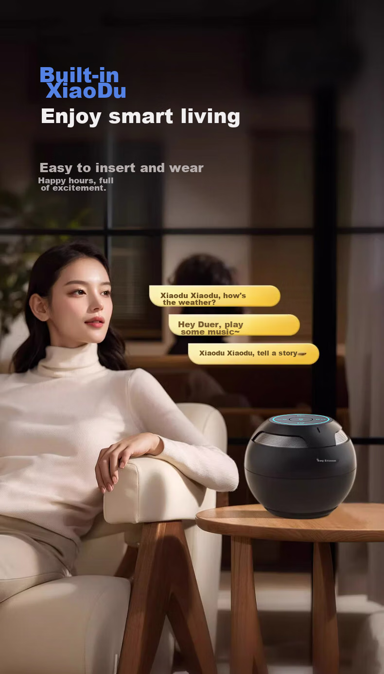 Умная Bluetooth-колонка Soaiy S35Plus с голосовым управлением AI, мини-портативная колонка для дома и автомобиля, устройство для приема платежей для детского образования и подарка пожилым людям