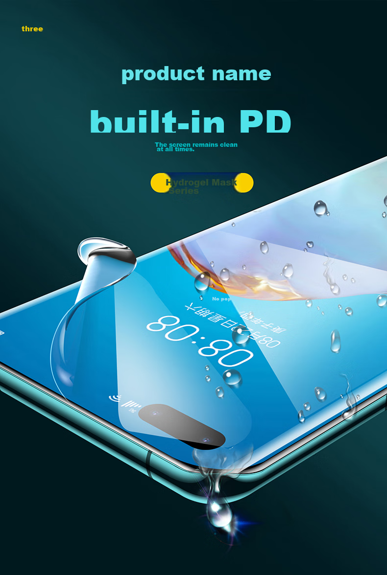 Защитная гидрогелевая пленка PISEN для Huawei P30 Pro, мягкая, с изогнутым краем, высокая четкость, 2 шт.