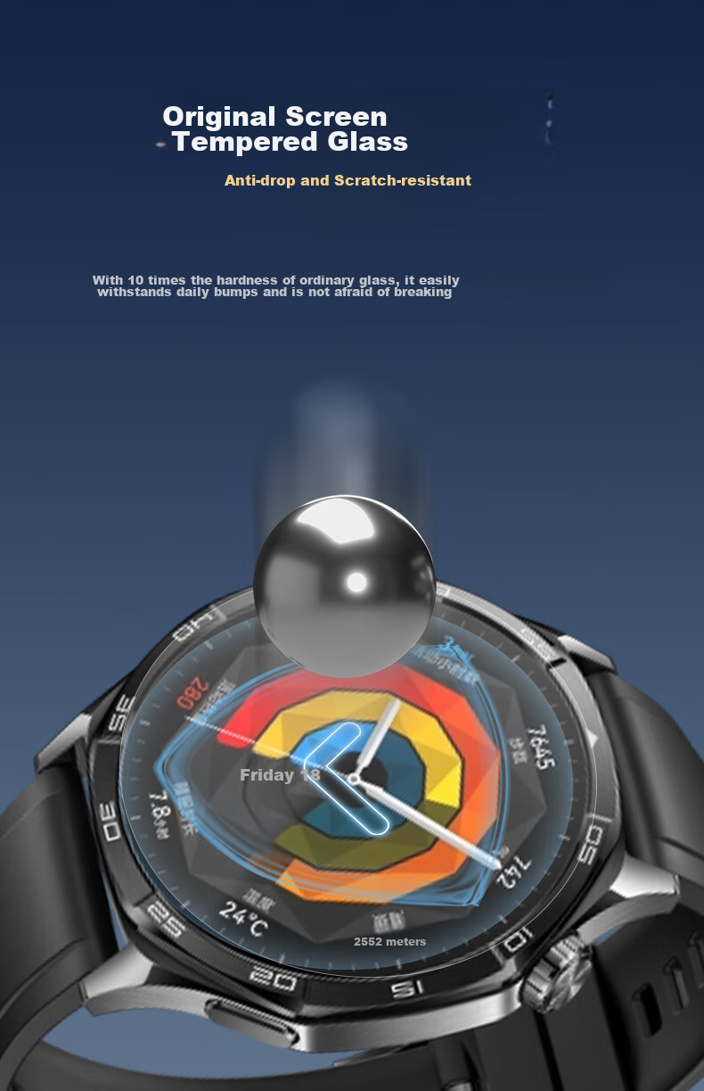Защитная пленка Smorss для Huawei Watch GT6/GT5 46 мм, 2 шт.