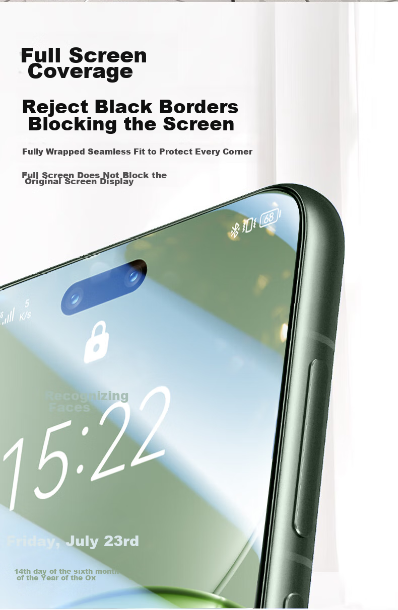 Защитное стекло DIVI для Huawei Nova 13 Pro / Nova 14 Pro, полное покрытие экрана, HD Clear, антиотпечатки, 2 шт.