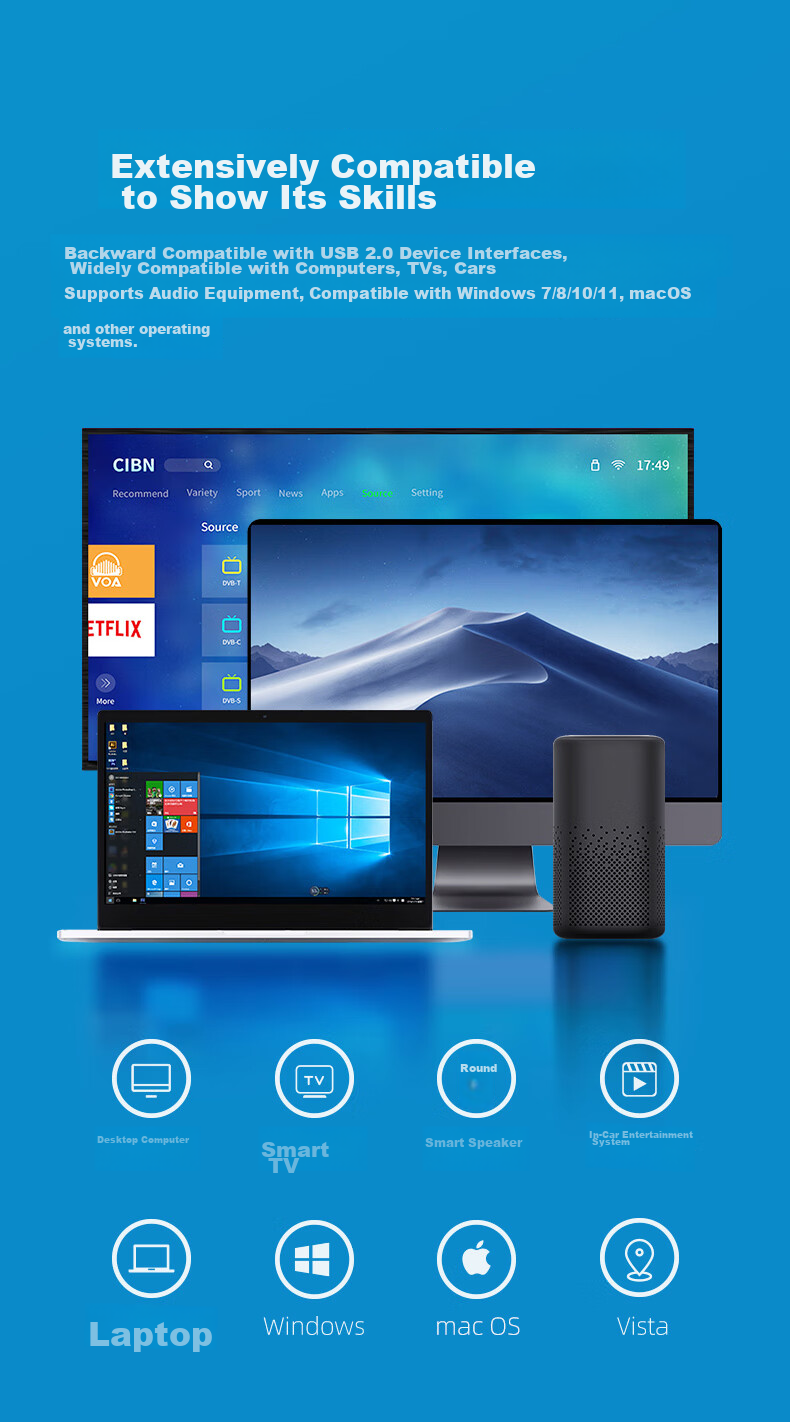 USB-накопитель Aigo U336, 64 ГБ, USB 3.2, металлический корпус, серия Smiley Office, черный