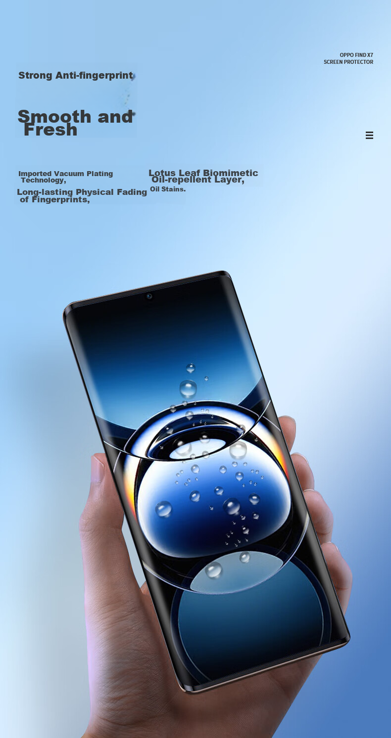 Защитное стекло для OPPO Find X7