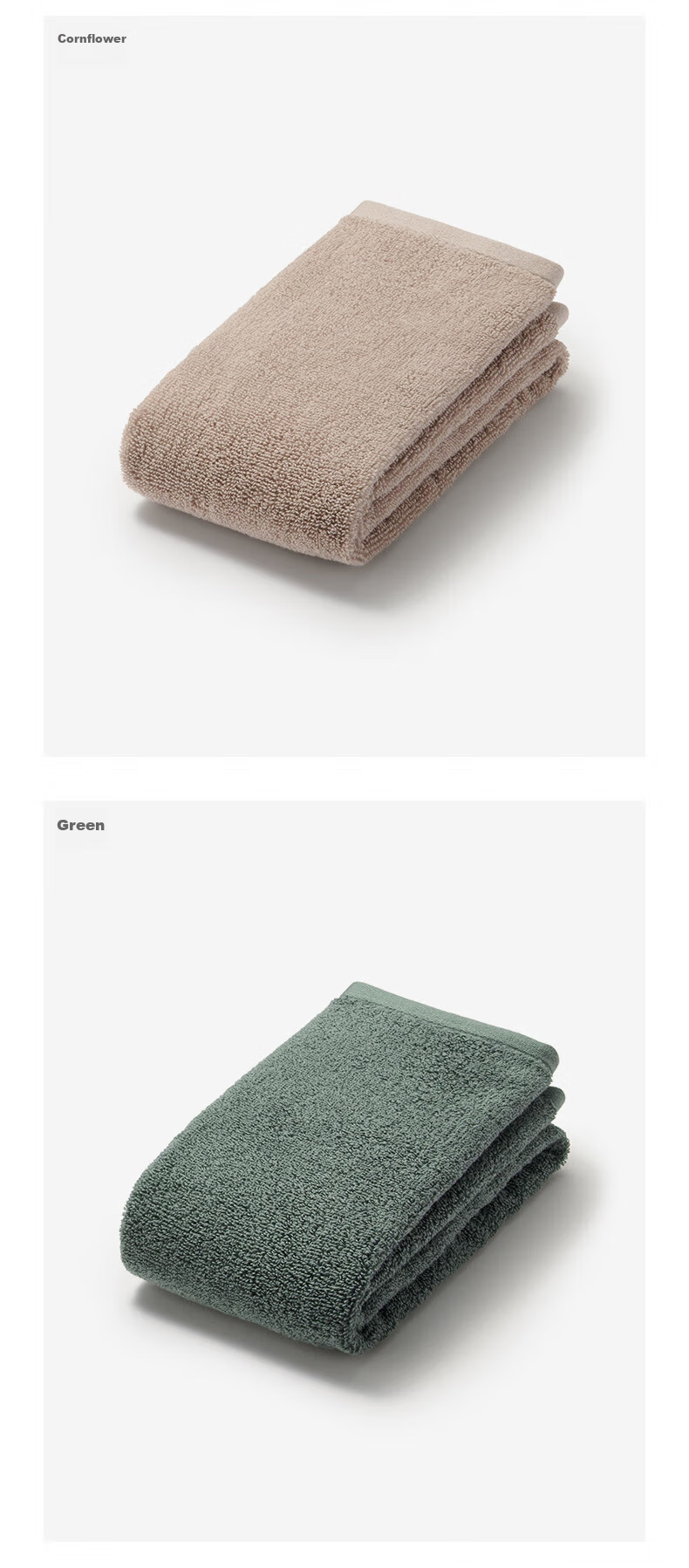 MUJI Полотенце для лица из хлопка, мягкое, длинное, для умывания и купания, угольно-серый, 34x85 см