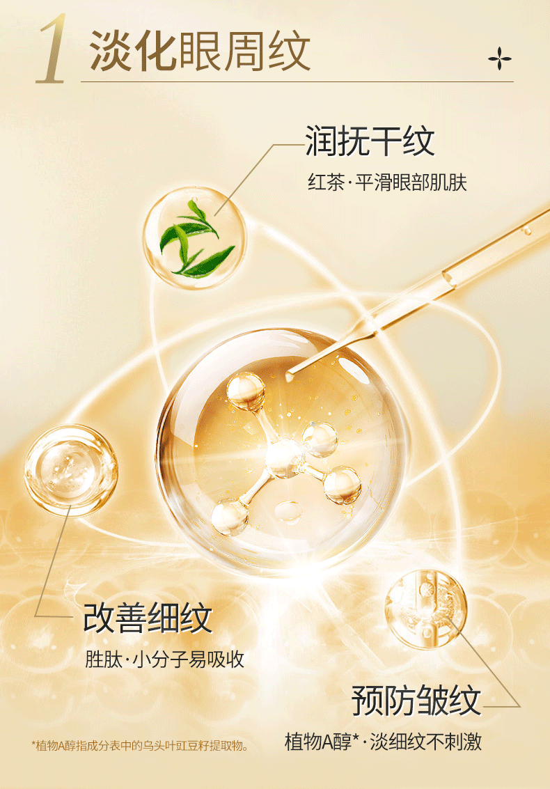 韩后 淡纹臻颜精华眼霜20g 淡化眼周细纹 紧致提拉肌肤淡化黑眼圈 【两支装】眼霜20g*2