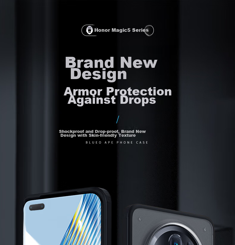 Чехол для Honor Magic5 Ultimate Edition Lanxingxiansheng, противоударный, ультратонкий, защитный