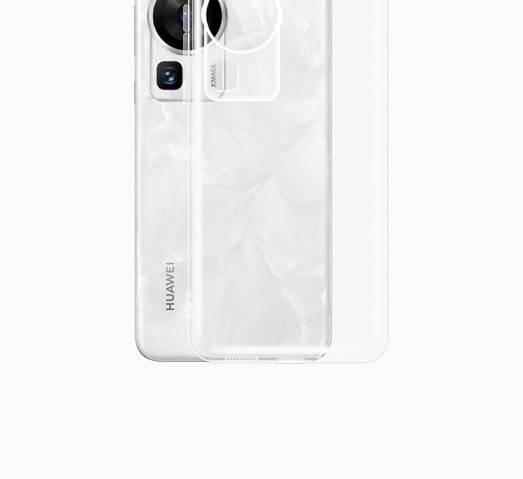 Чехол Snowkids для Huawei P60, прозрачный, противоударный, с полной защитой линз, тонкий, ощущается как голый телефон