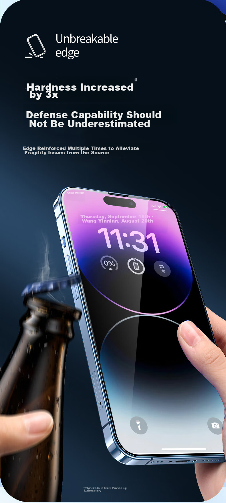 Защитное стекло для iPhone 14 Pro Max
