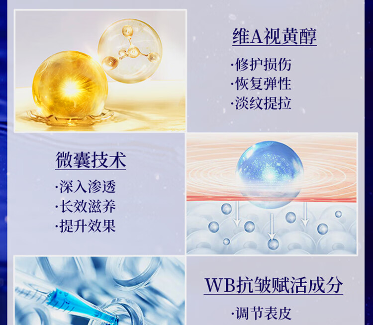 悦薇（Revital）质纯抗皱精华液125ml 视黄醇紧致修护 护肤品情人节礼物送爱人