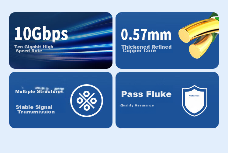Кабель витая пара CHOSEAL Cat6A UTP, 305 метров, серый, QS2668AT305