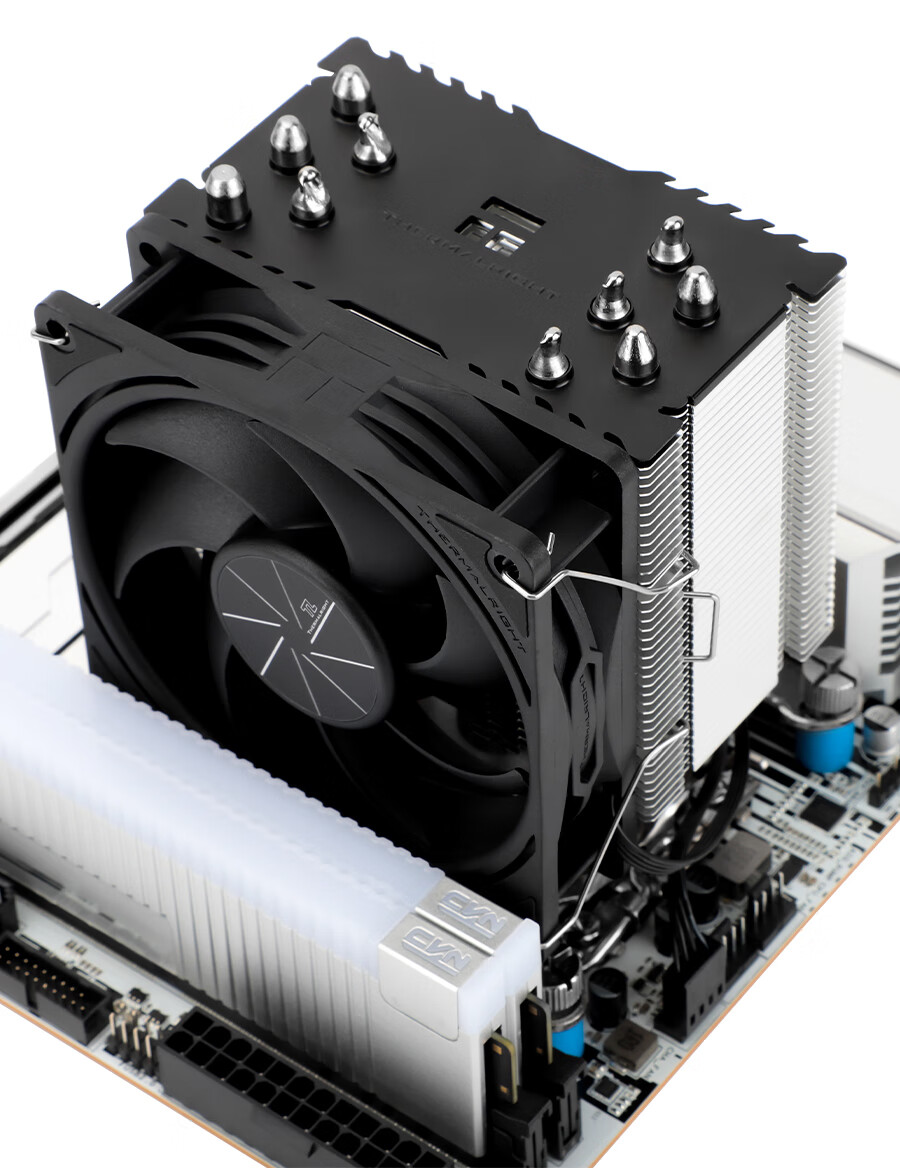 Кулер для процессора Thermalright Assassin King 90 V2, воздушное охлаждение, 5 тепловых трубок, высота 125 мм, для Intel LGA1700/1851/115X/1200/2011/2066, AMD AM4/AM5